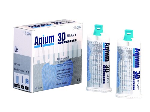 Aqium 3D HEAVY Abformmaterial 2x 50 ml Kartusche, 6...
