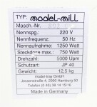 Modellsäge Model-Tray Model-Mill