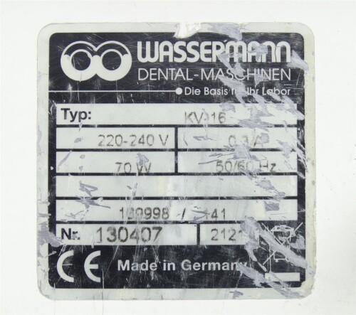 Wassermann KV-16 Rüttler